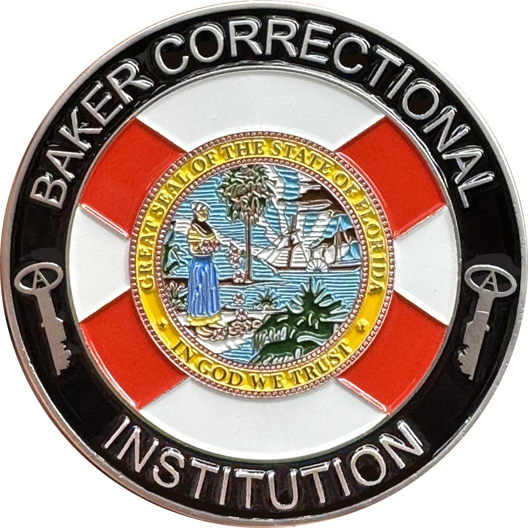 EL7-8 Deportation Depot new Alligator Alcatraz ICE Agent Challenge Coin Baker Co
