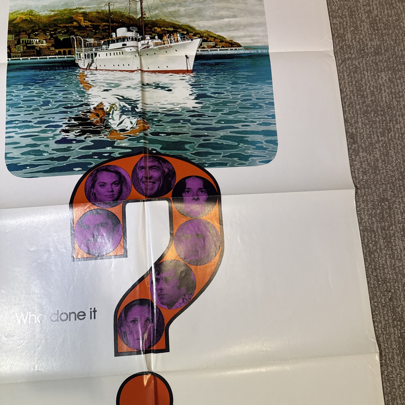 The Last Of Sheila Original 1973 27" X 41" J. Coburn D. Cannon Vintage 1 Sheet