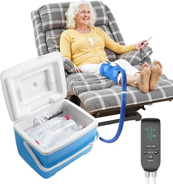 Cold Therapy Machine, Ice Therapy Machine System for Knee with Digital Timer