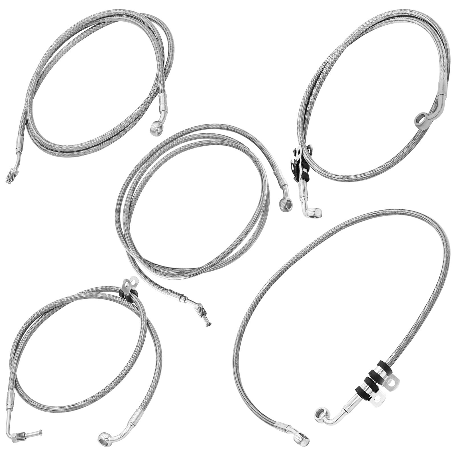 Front & Rear Brake Line For Polaris RZR S 900 EPS 15-2020 / 1000 EPS 2016-2021