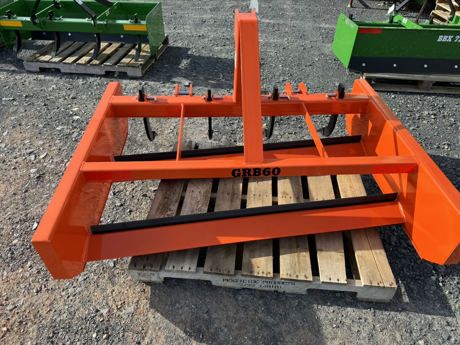 New Dirt Dog Road Grader Land Plane 5' w/ Ripper Teeth Orange