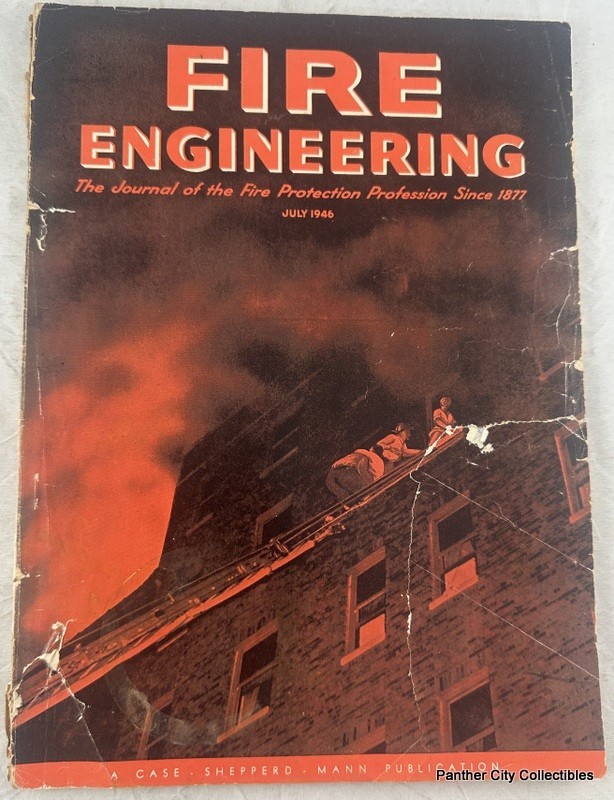 1930s 1940s Lot (5) Magazine Fire Engineering Firefighters Trucks Advertising +