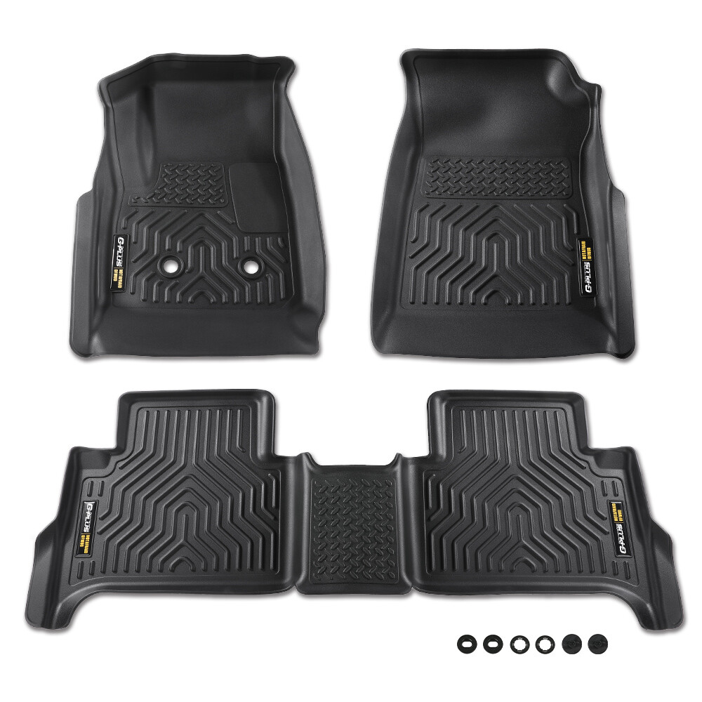 Fit For 15-22 Chevy Colorado GMC Canyon All Weather Floor Mats TPE Liners