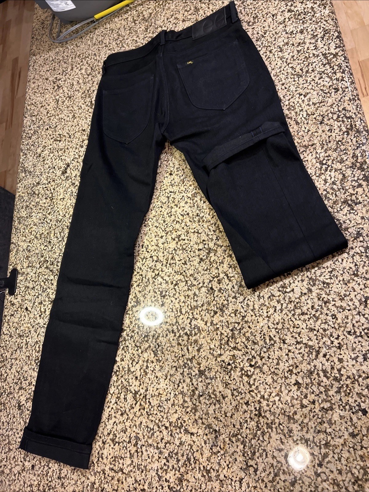 Lee 101z 29x32 Black Black Right hand Twill Blue Selvedge 13oz Japan Fabric