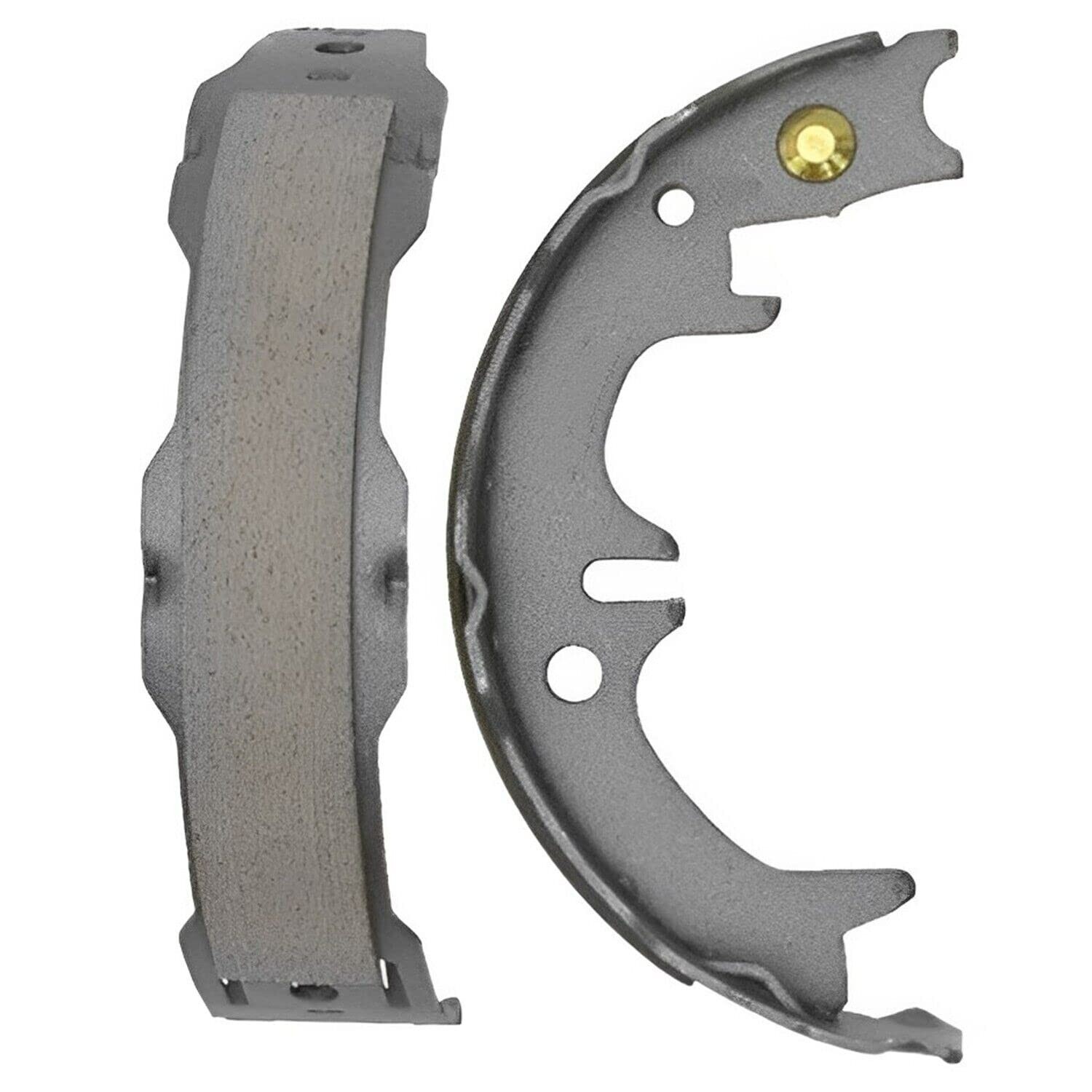 Front Ceramic Brake Pads Rear Parking Brake Shoes Kit for 2002-2006 Toyota Camry