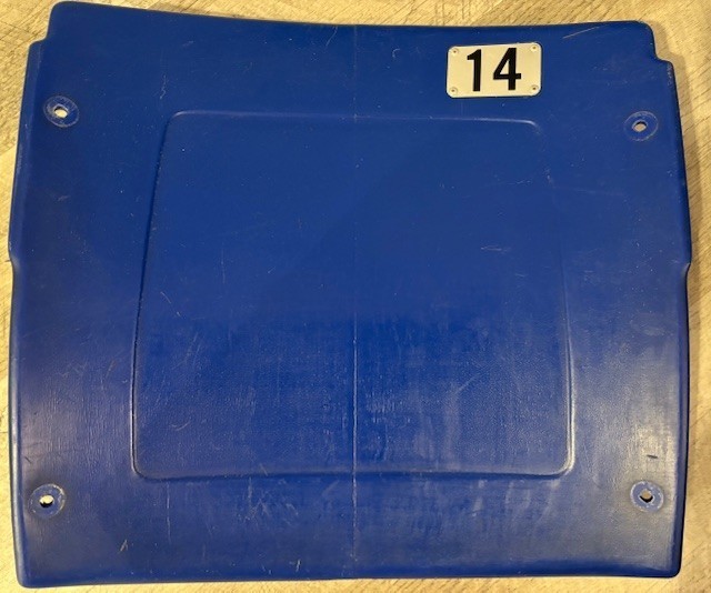 Kent Hrbek Game Used #14 Metrodome SeatBack Minnesota Twins  '87 91 World Series