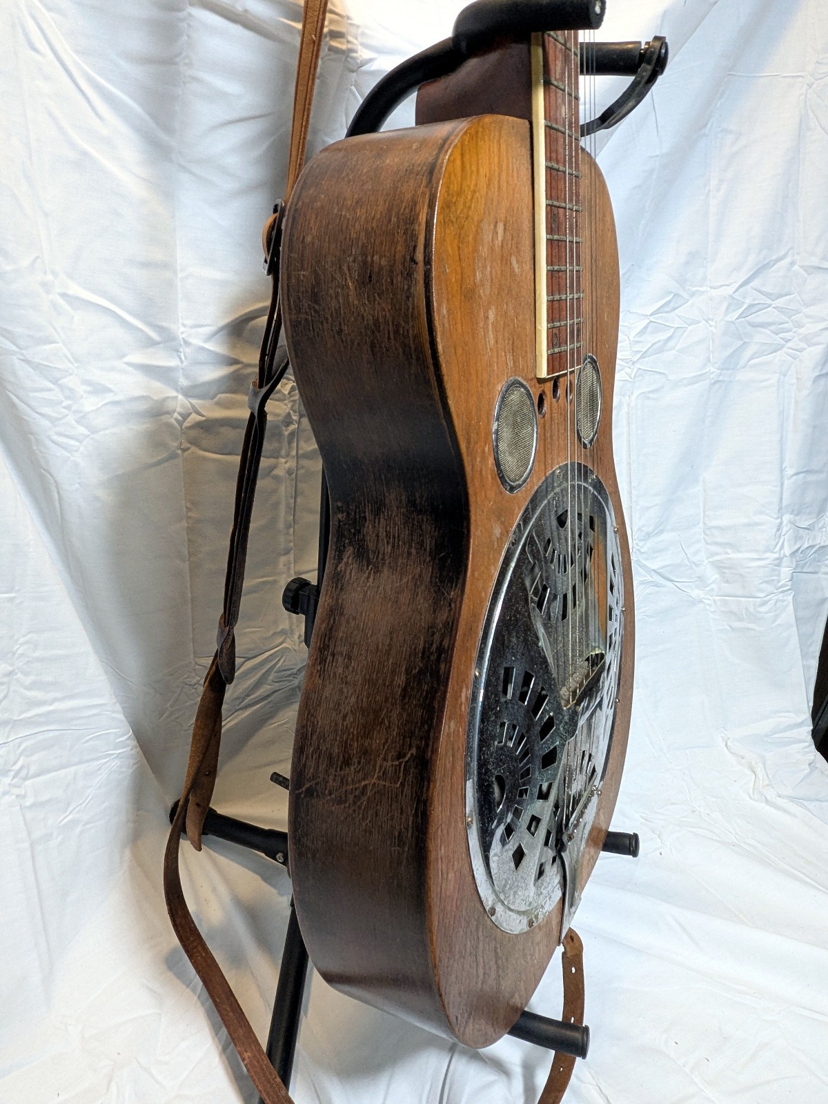 1930's Dobro Model 55 Resonator Round Neck Custom Painted Body and Case