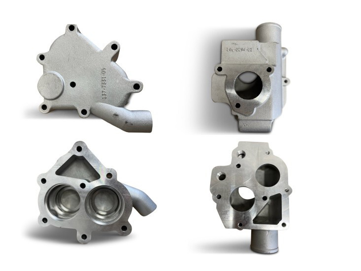 New Aftermarket C-15 Inner & Outer Thermostat Housing Set - 137-7331, 146-0194