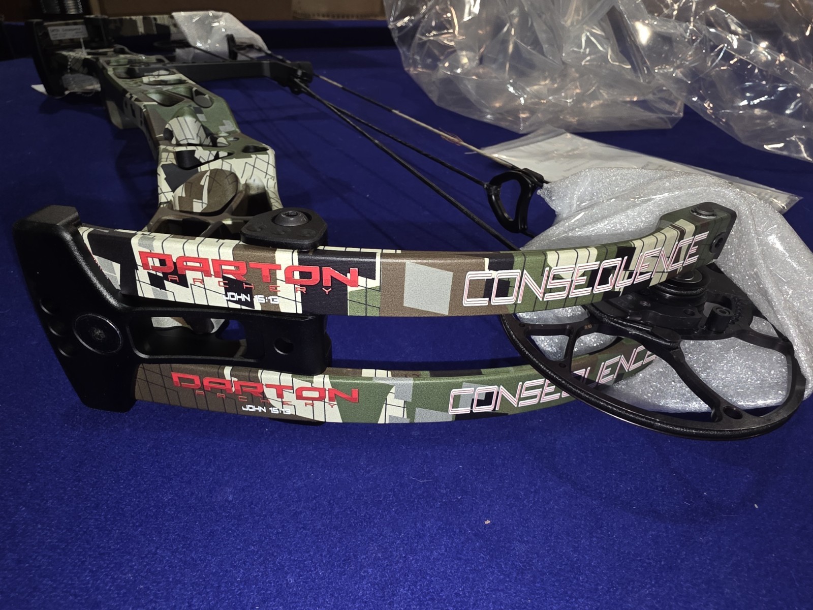 Darton Consequence Right Hand 60# Ursi Emerge 2.0 Camo - Brand New - 54