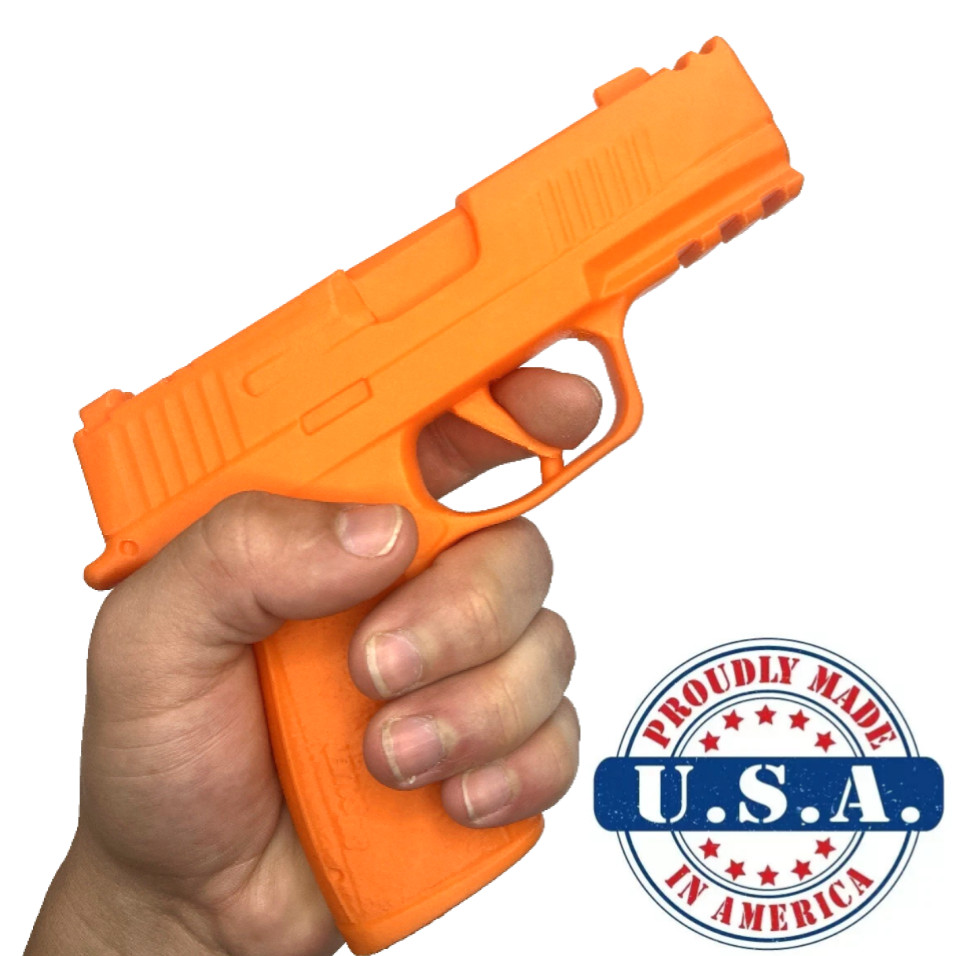 Orange Sig Sauer P365 XMacro Compatible Training Gun 1:1 Size Prop Realistic