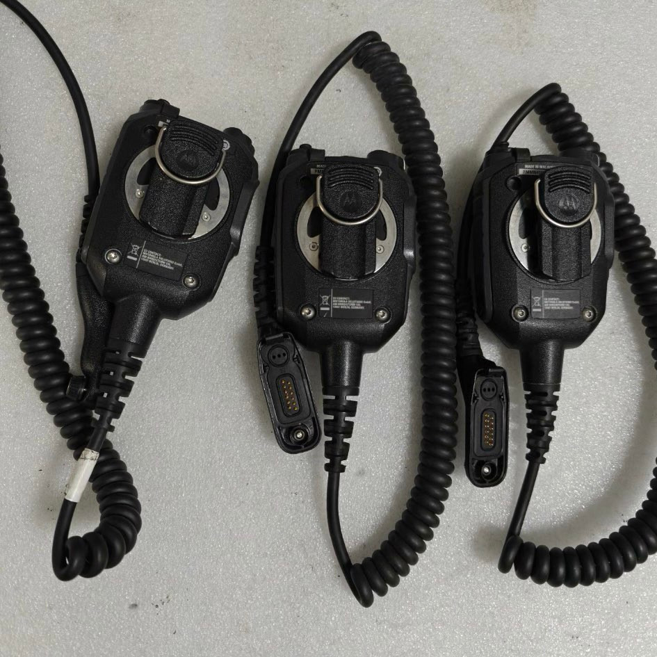 Motorola PMMN4102B Microphone Speaker Dual PTT Black for APX Radio Series