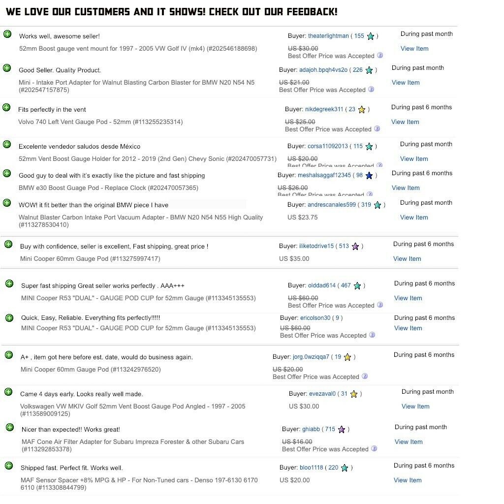 52mm DUAL Gauge Pod Mount Cup for 2002 - 2006 MINI Cooper R53