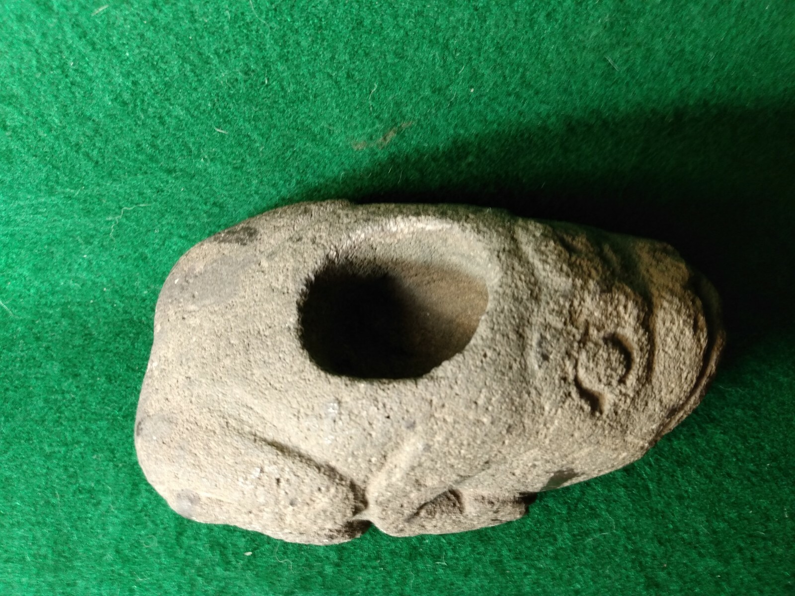 Tlingit Northwest Coast Stone Frog Form Tobacco Mortar