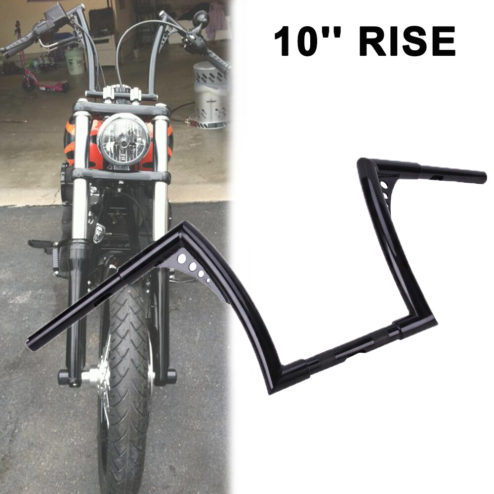 10" 12" 14" 16" Rise Ape Hanger Handlebars For Harley Softail Dyna Sportster