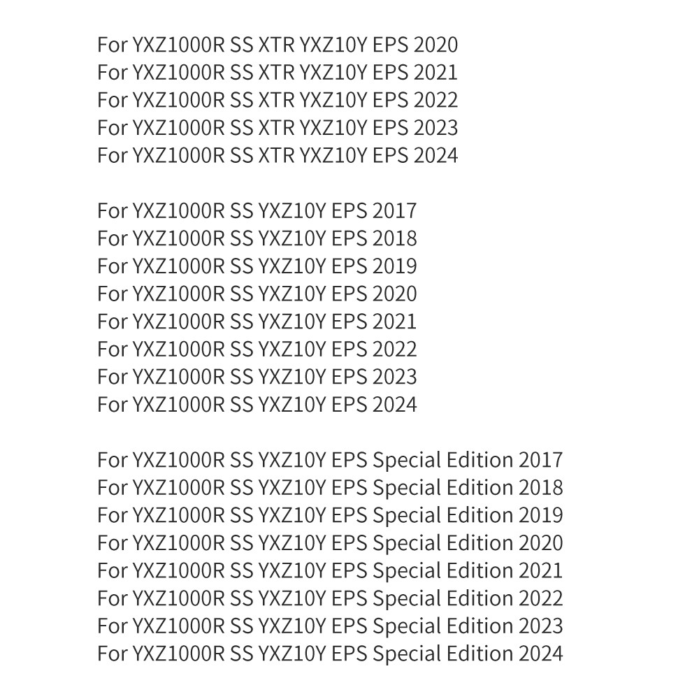 Clutch Friction w/Steel Plates & Gasket Kit for Yamaha YXZ1000R SS EPS 2017-2023