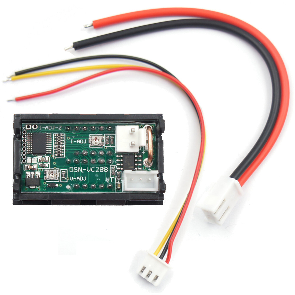 DC 100V 10A Voltmeter Ammeter LED Dual Volt Amp Meter Voltage Current Tester