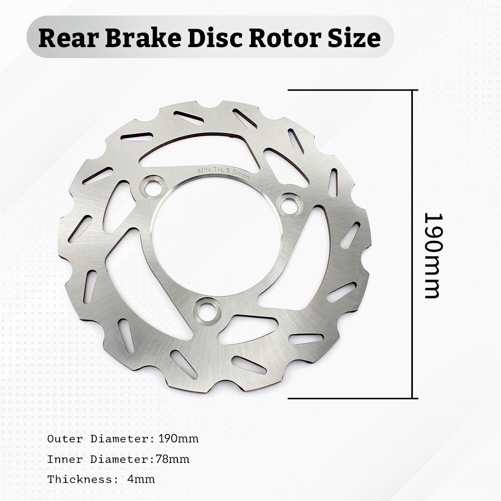 ATV Rear Brake Disc Rotor for Suzuki Quadracer 450 LTR450 06-11 LTR450Z 08-10 09