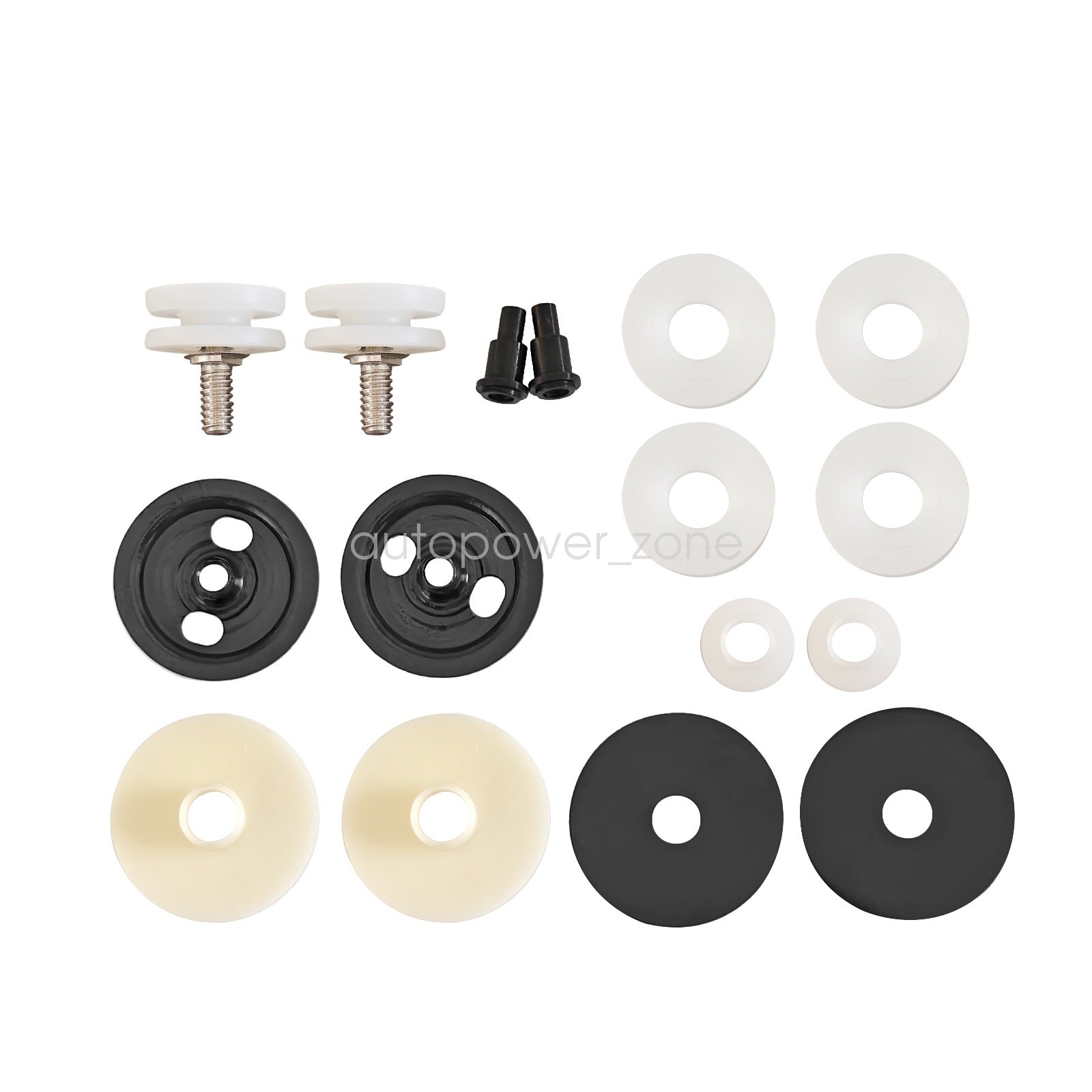 Rear Quarter Window Roller Glass Set For 68-72 GM A body GTO Chevelle 442 GS 16p