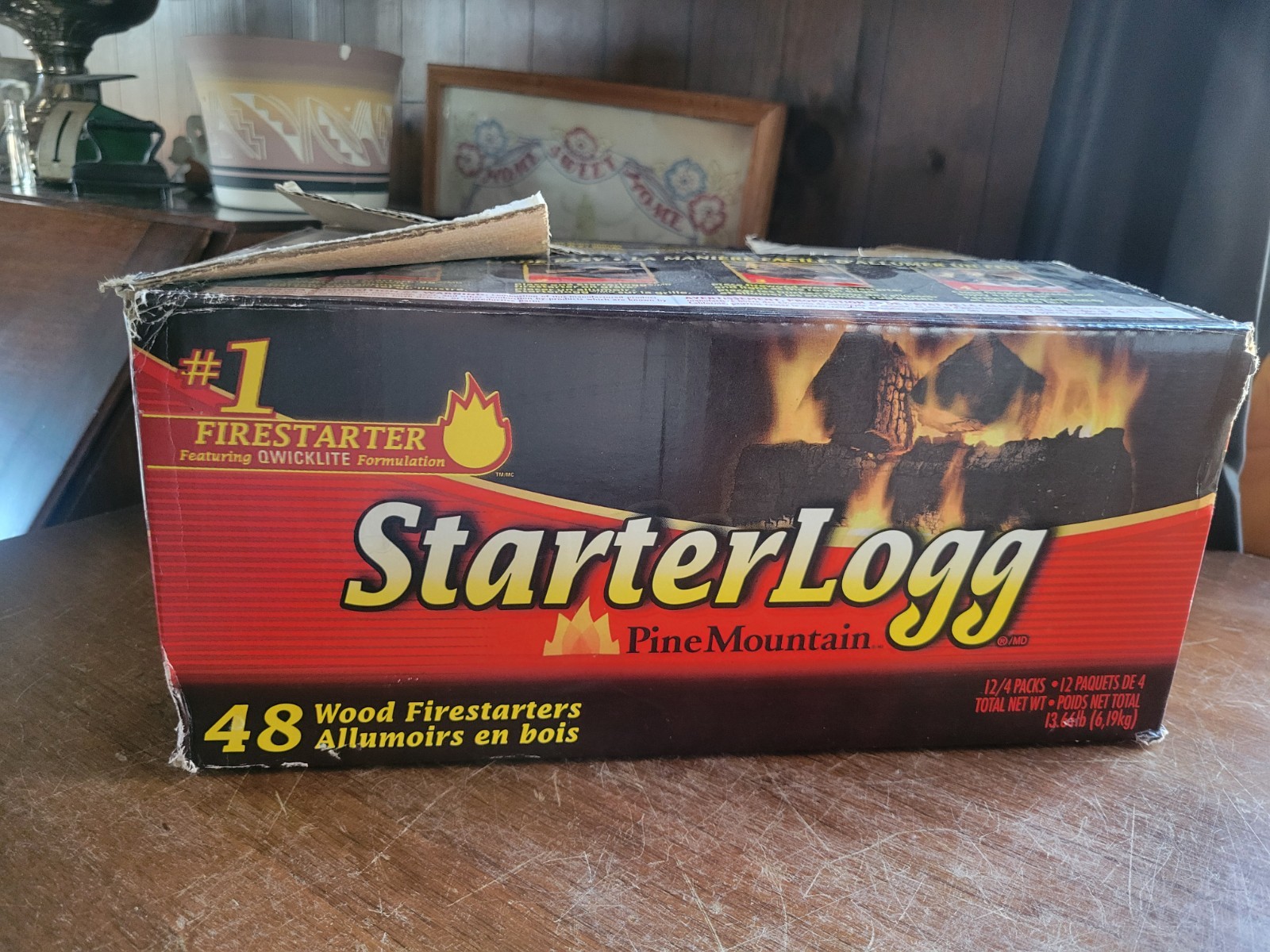 24 Starter Loggs And 1 Creosote Sweeping Log