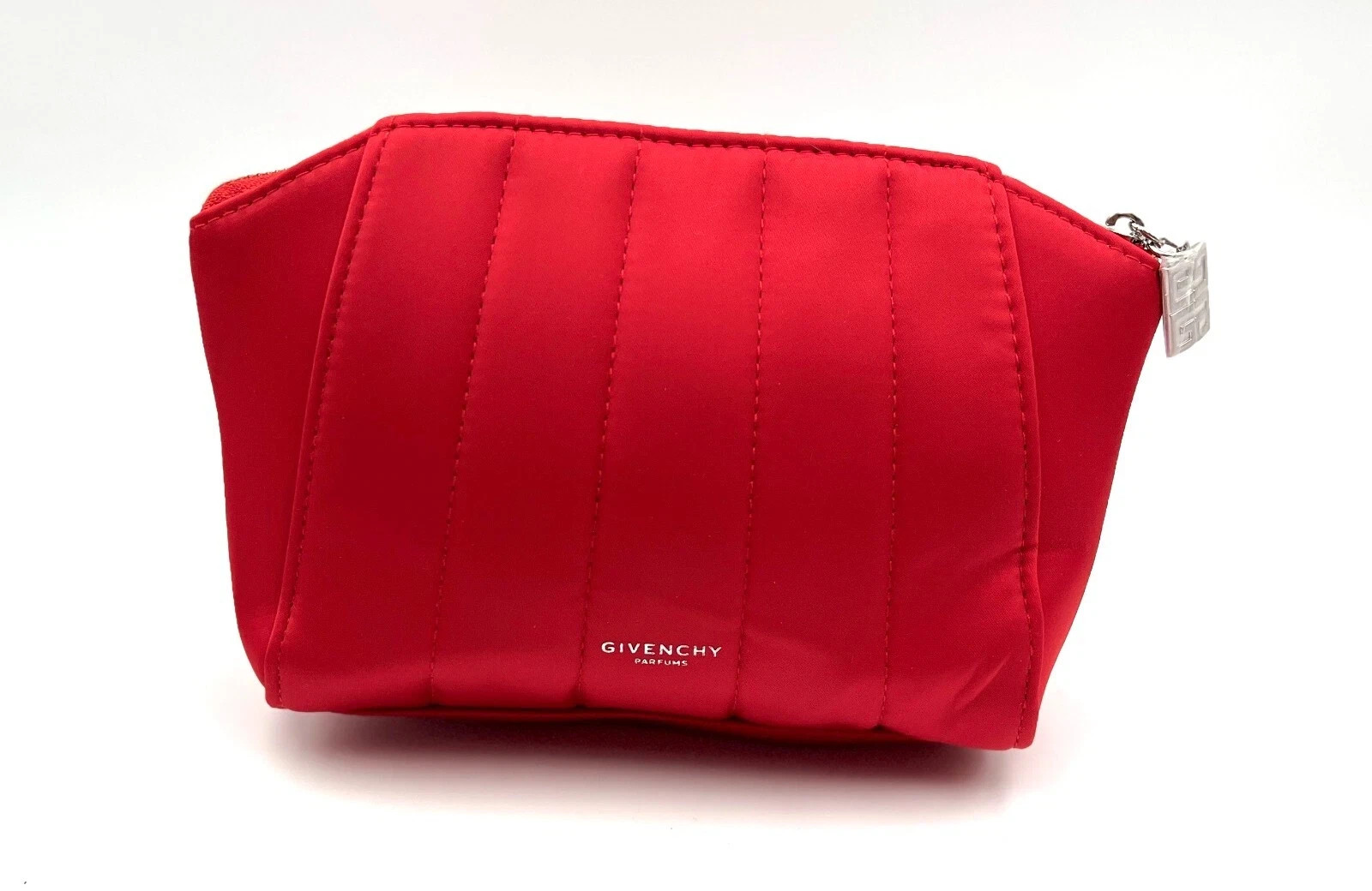 Givenchy Pouch Cosmetic Makeup Bag ~ Red