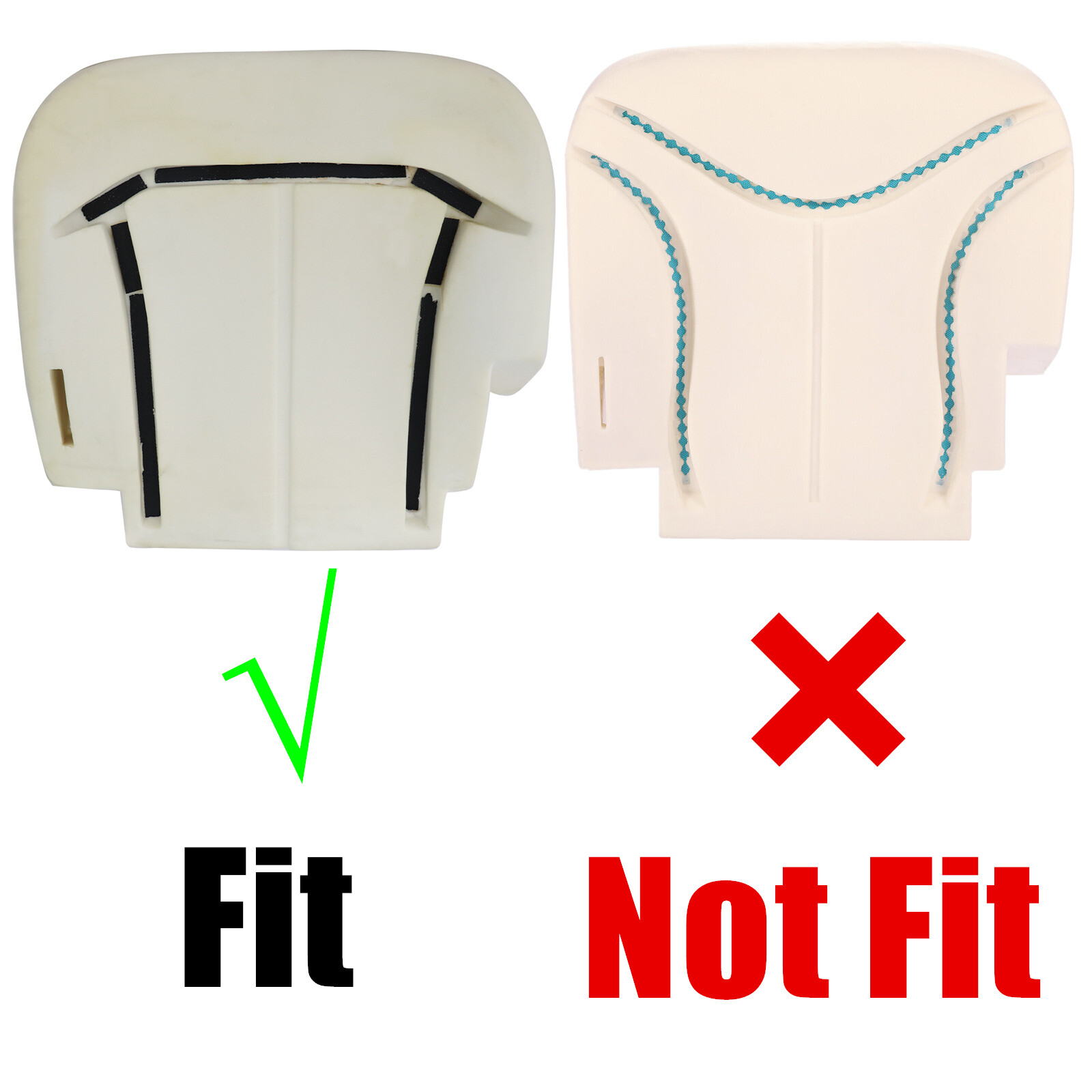 For 2001 2002 Silverado 1500 1500HD DRIVER Bottom Seat Foam Cushion Padding