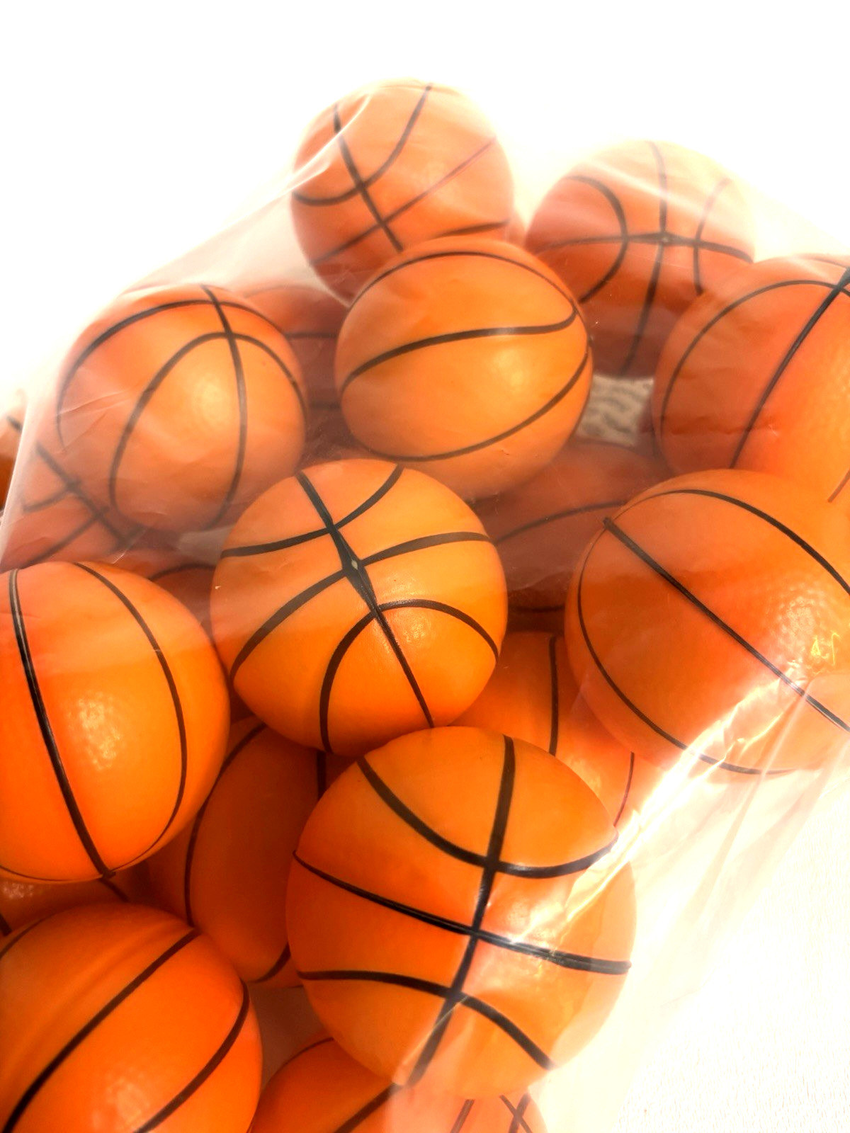 Mini Foam Basketball Squeeze Sports Ball Toys Pack of 24