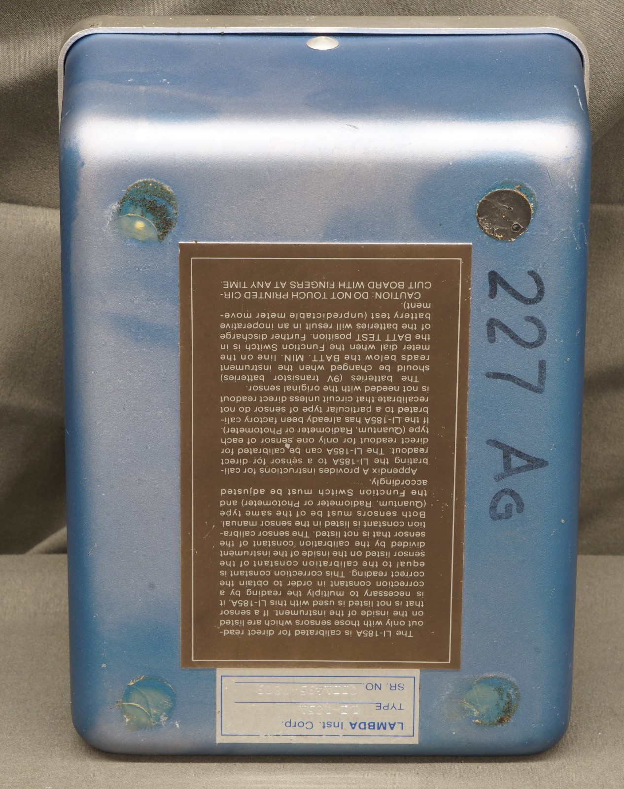 Li-Cor LI-185A Quantum/Radiometer/Photometer (R21)