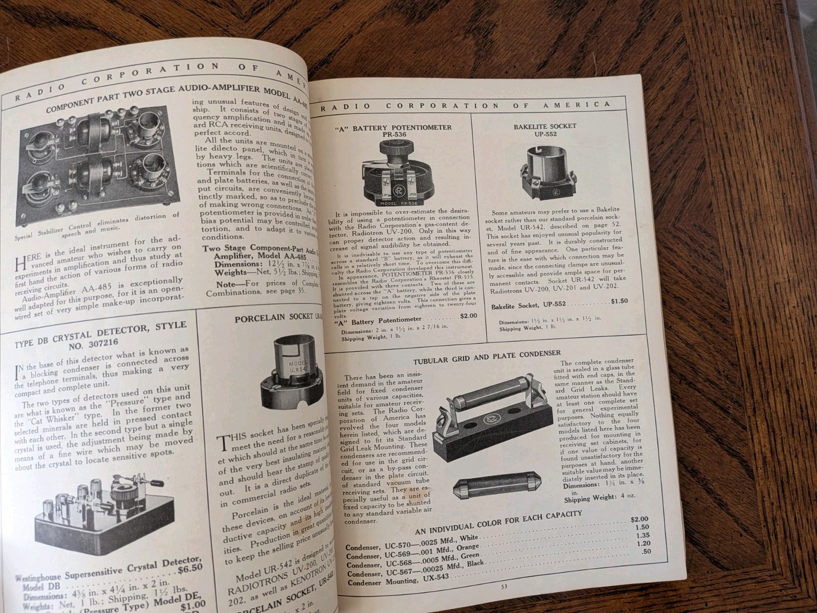 1922 RCA Radio Enters The Home ( Cover Missing )