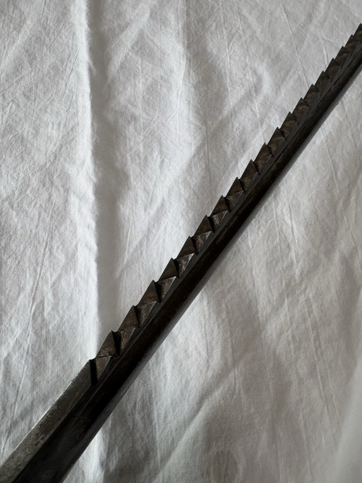 Swiss Vetterli Neuhausen Saw back Bayonet S.J.C. NEUHAUSEN 24"