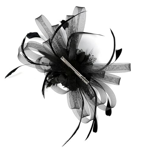 Fascinator Hat Headpiece Womens 20s Wedding Hair Accessories for Kentucky Derby