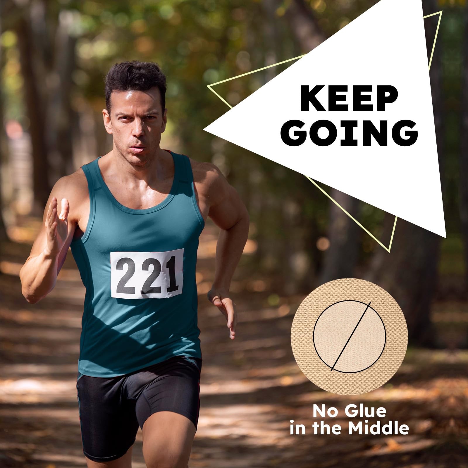 Adamson - Nipple Covers for Men - 100Pcs (50 Pairs) – Mens Nipple Cover Hider