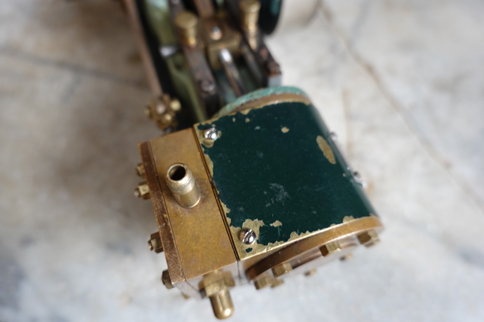 Antique RARE WORTHINGTON CENTER THROW LIVE STEAM ENGINE ADJUSTABLE VALVE 1882