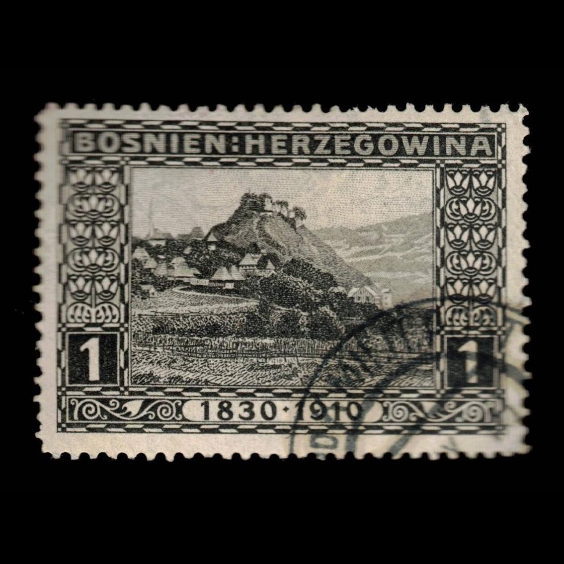 Bosnia & Herzegovina, Scott 46, View of Deboj, 1910, used, 115358