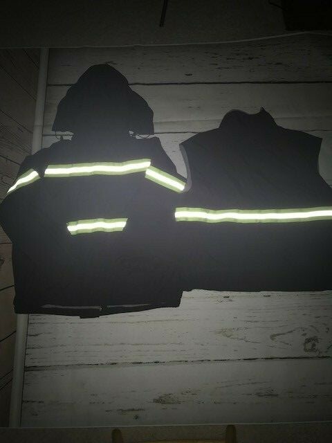 Red Kap Hi Vis Enhanced Visibility Reflective Work Jacket & Vest Combo Zip IN