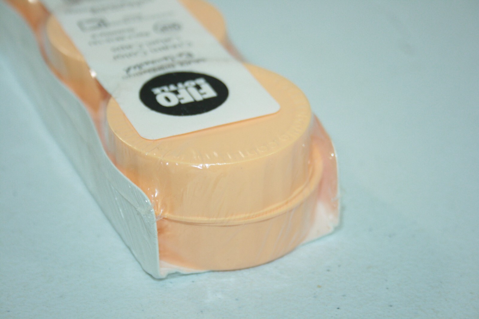 FIFO 4810-151 Cream Color Label Cap for FIFO Squeeze Bottle 6 Pack NEW