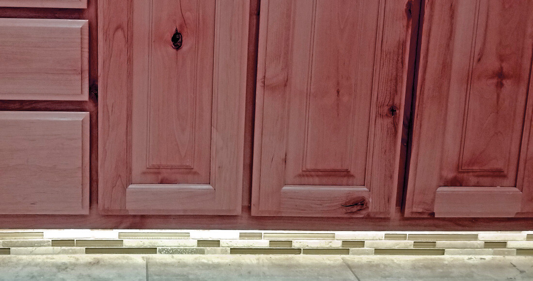 2X 12VDC 6W LED 5630 Aluminum Strip Warm White Under Cabinet Light Fixture 20"