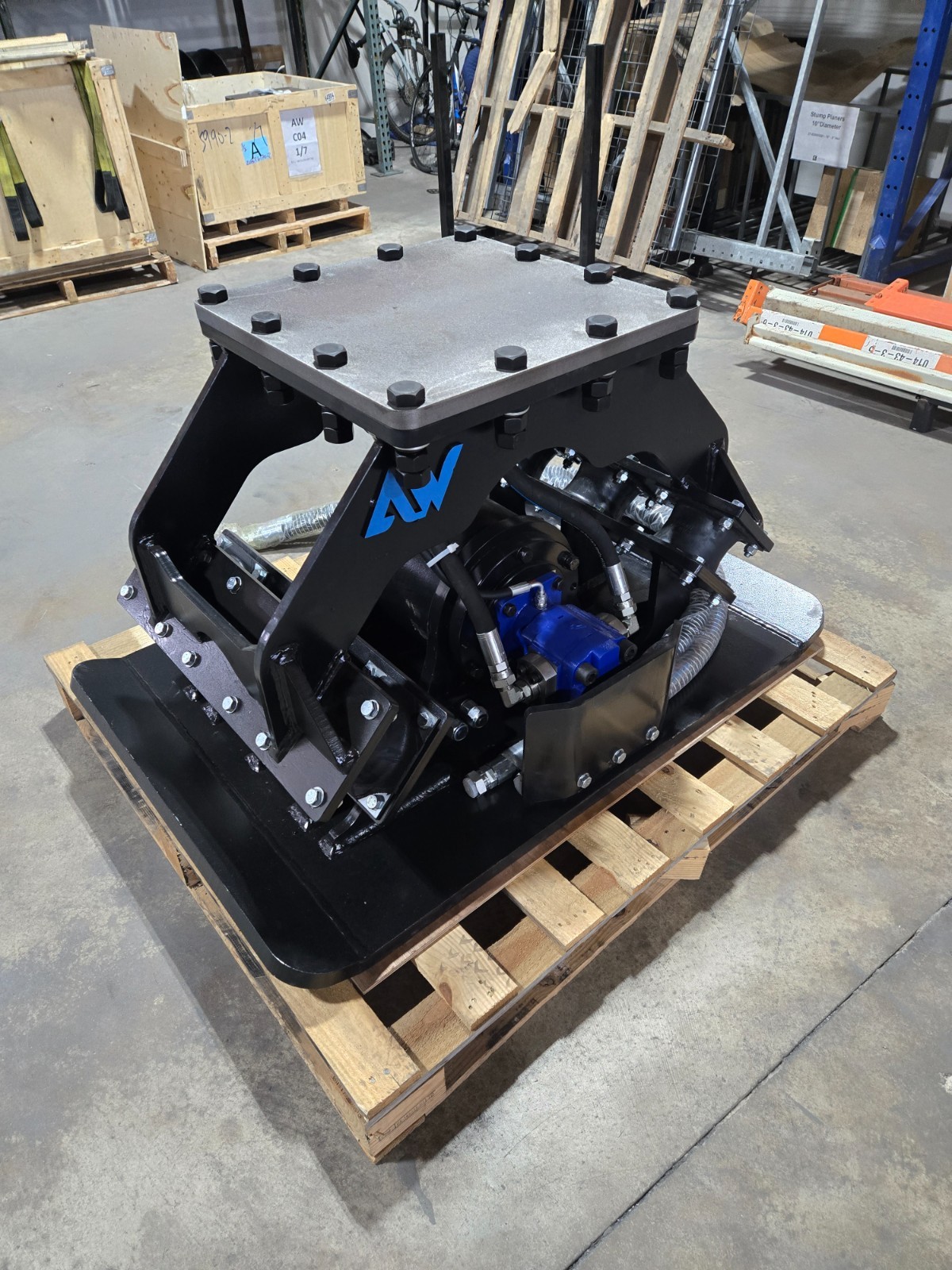 Excavator Compactor Plate - Excavators up to 25 tons - 36″ x 53″ Plate