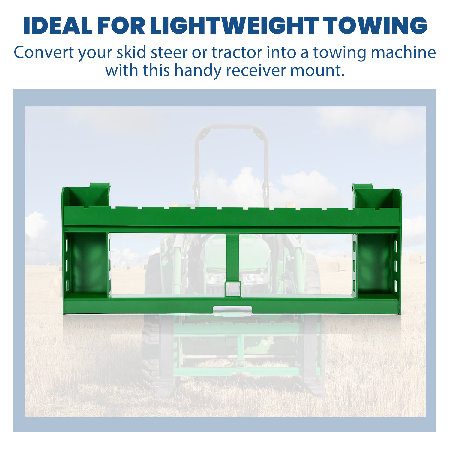 Pallet Fork Frame 50" Fits John Deere loaders 2" Receiver Hitch NEW