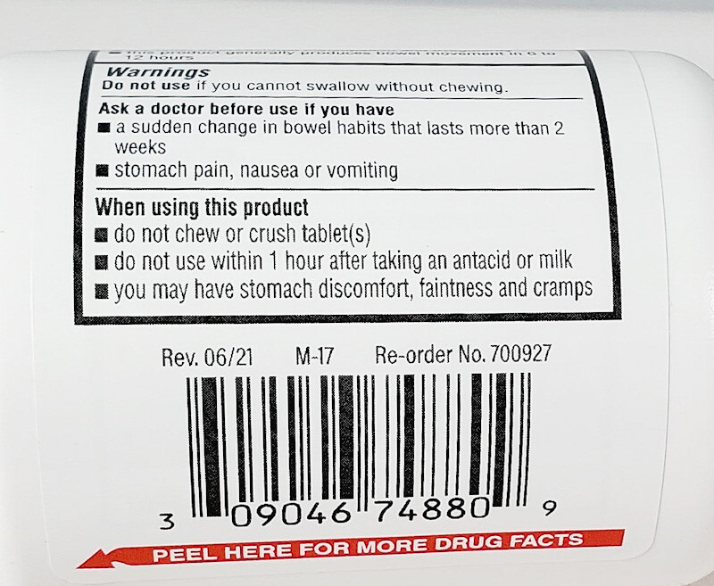 Major Bisacodyl 5 mg 1000 Coated Tablets -Expiration Date 07-2025