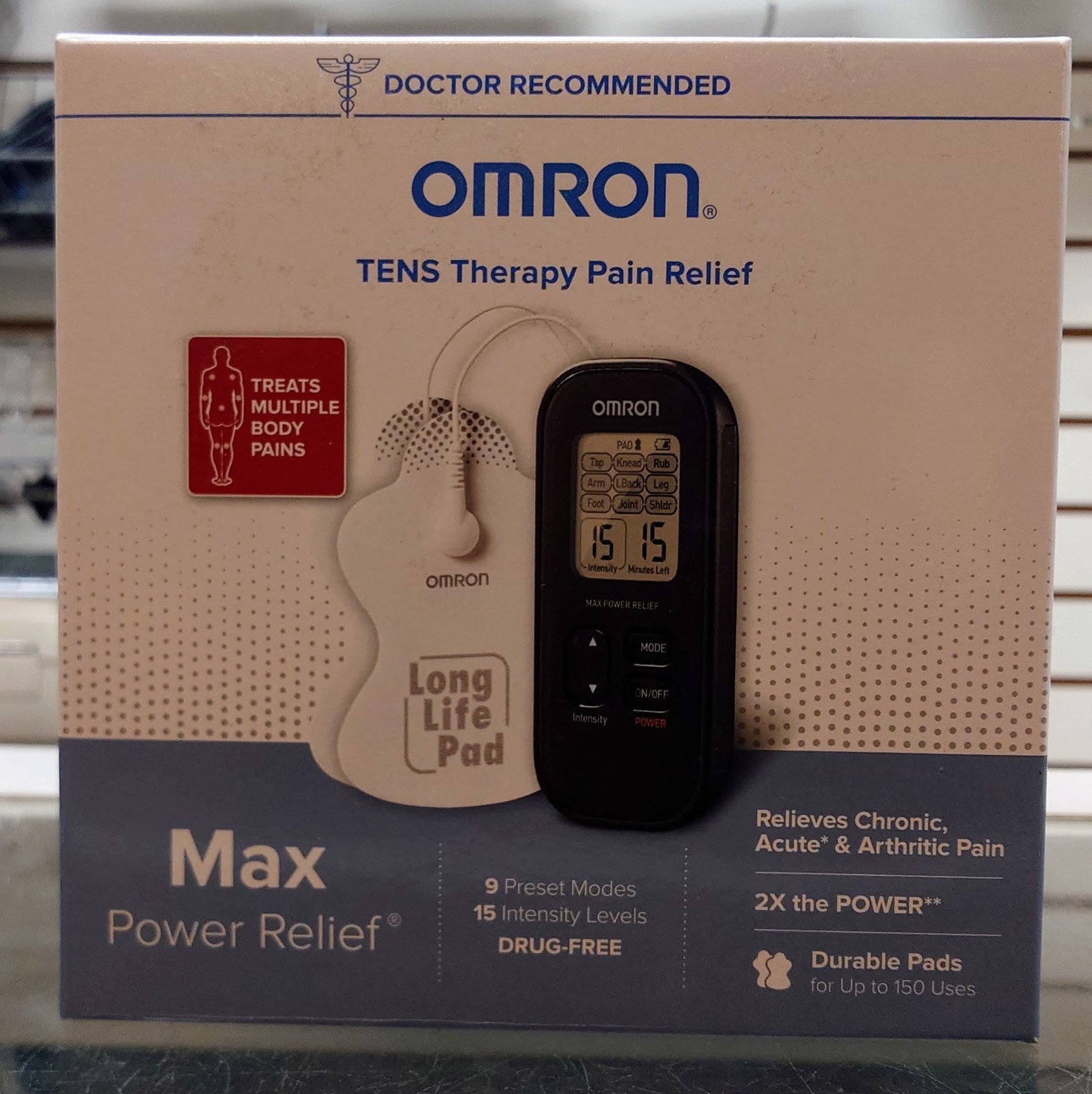 Omron PM500 Max-Power Relief TENS Therapy Pain Relief PM-500 - 06/2025