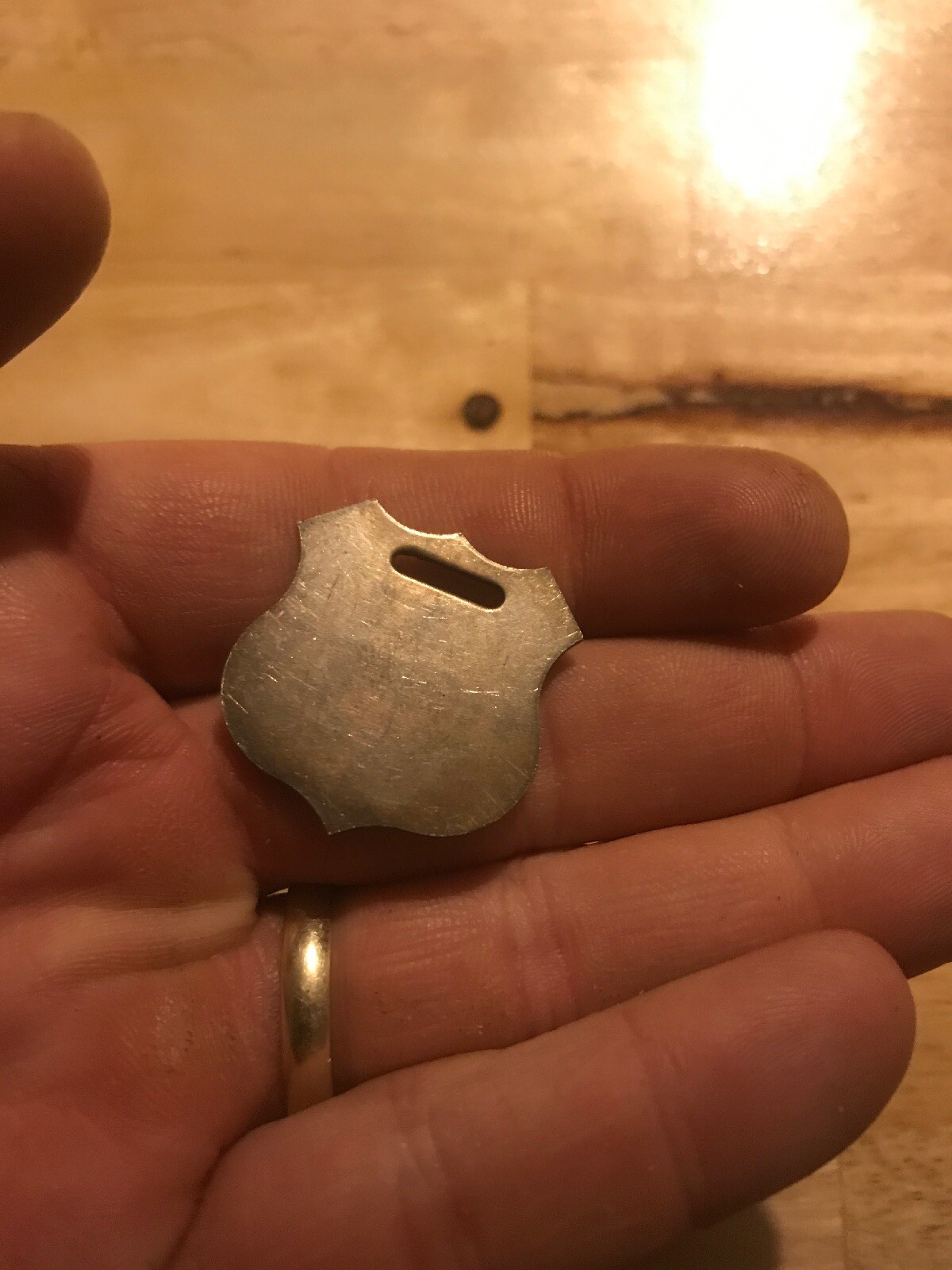 Colt Property Tag Gunsmith Arms Room Inspector Patina BLEMISH Collector GUN GIFT