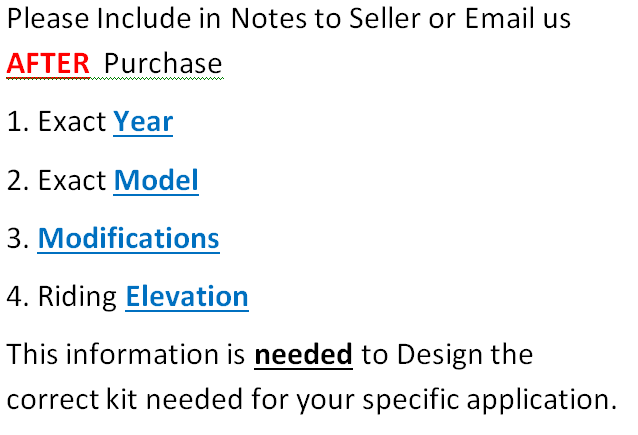 2000-06 Yamaha YFM400 cc Big Bear 400 ATV Custom Carb Jet Kit Stage 1-3