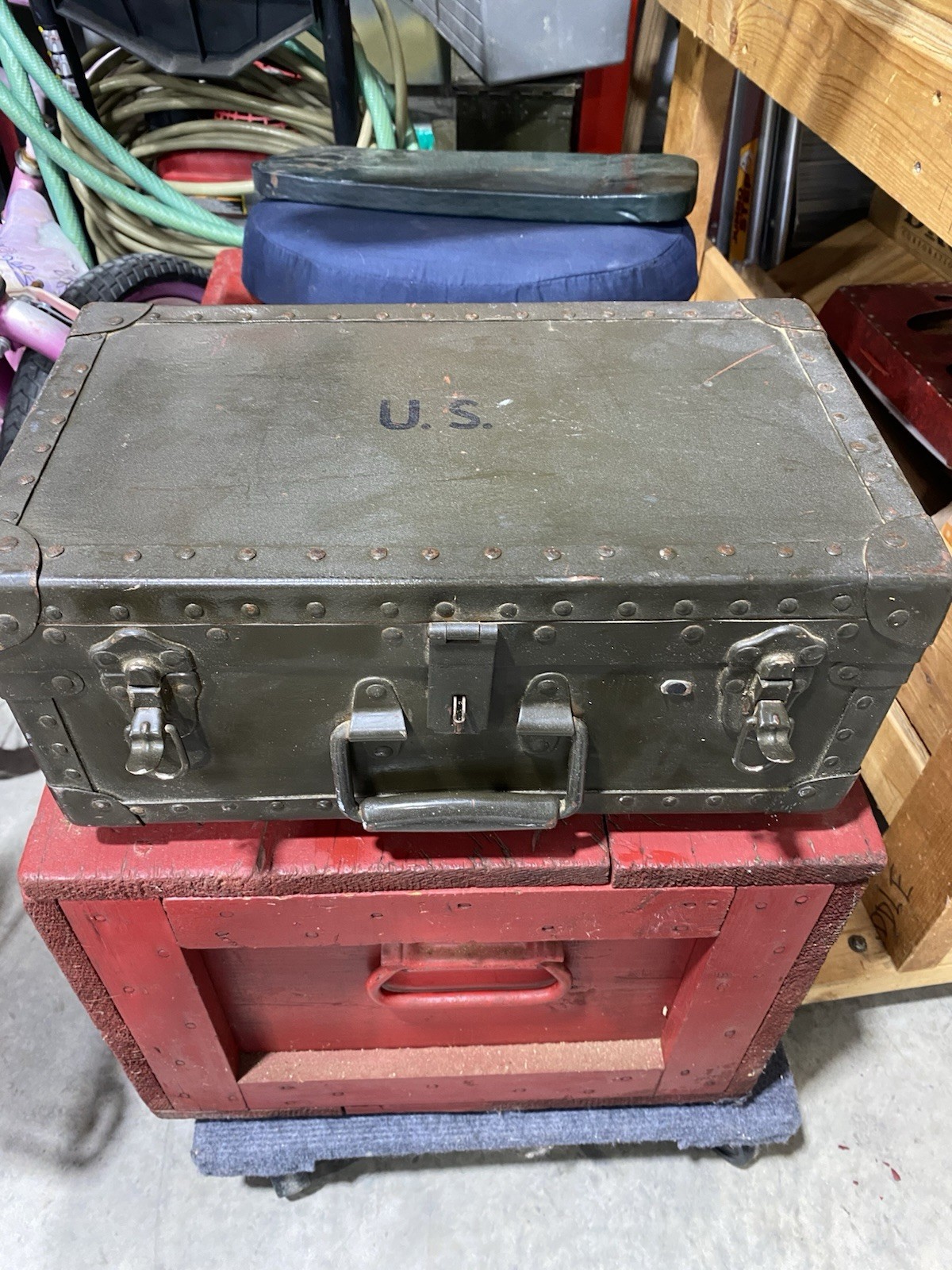 US Army Barber Kit Case NSN 3590-00-058-1837