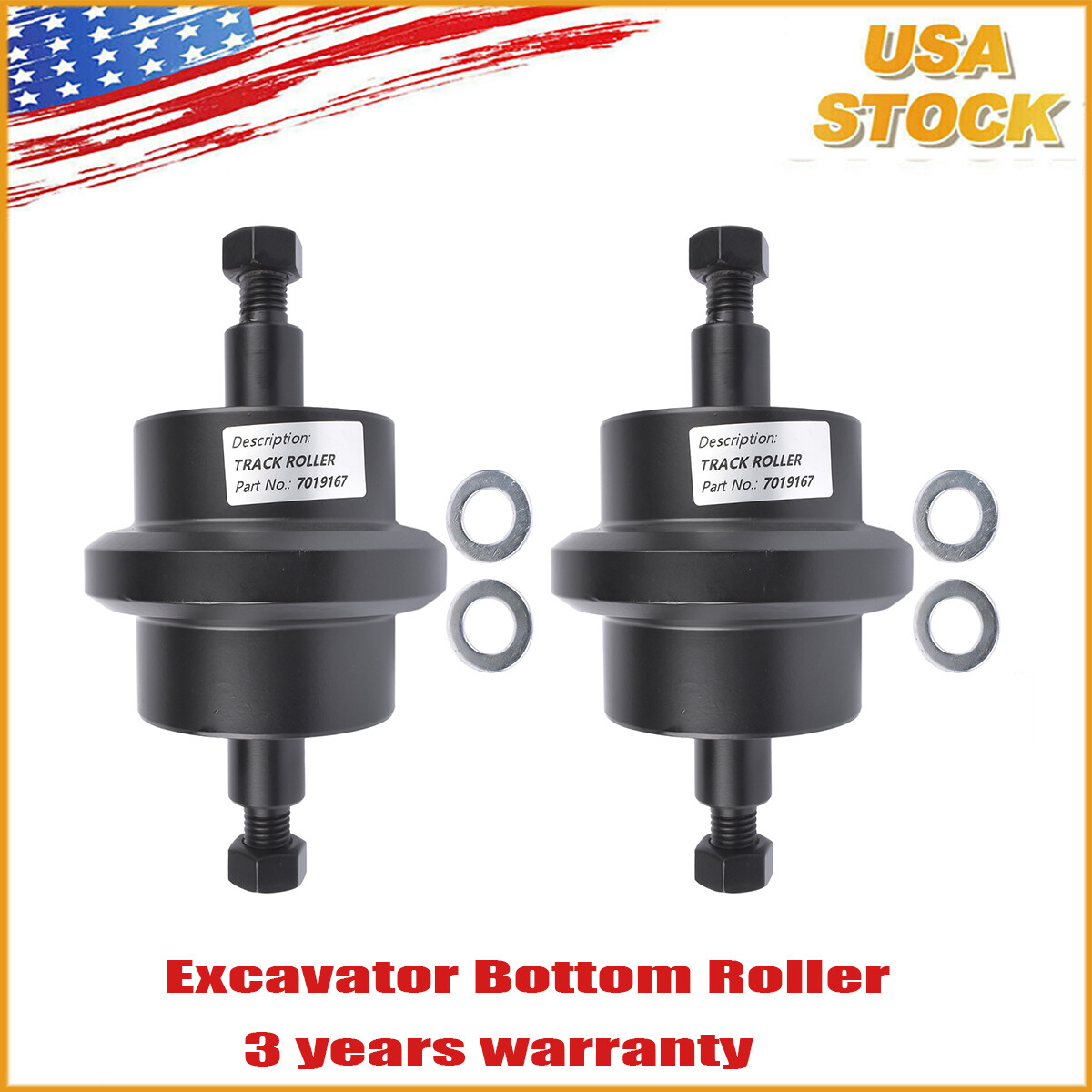 2x Bottom Rollers 7019167 for Bobcat 328 329 331 325 334 335 425 430 Excavator