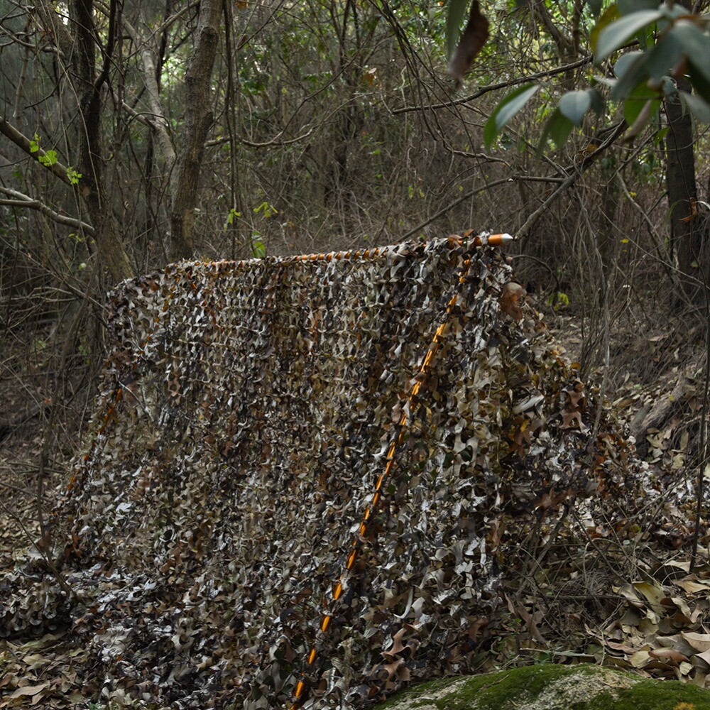 Camouflage Net Camo Netting,Bulk Roll Sunshade Mesh Nets for Hunting Blind Party