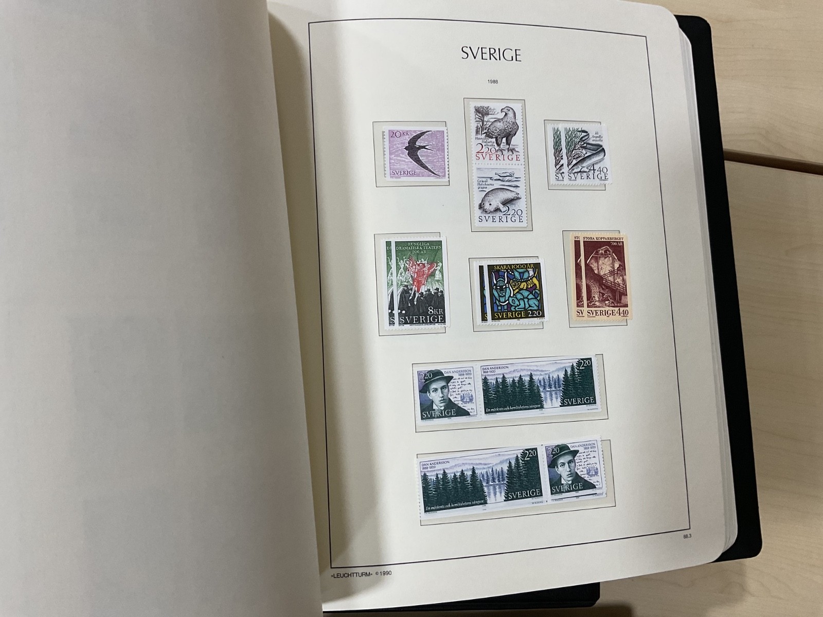 Sweden stamps. 1970 - 2008. 2 Light house albums. G/208*