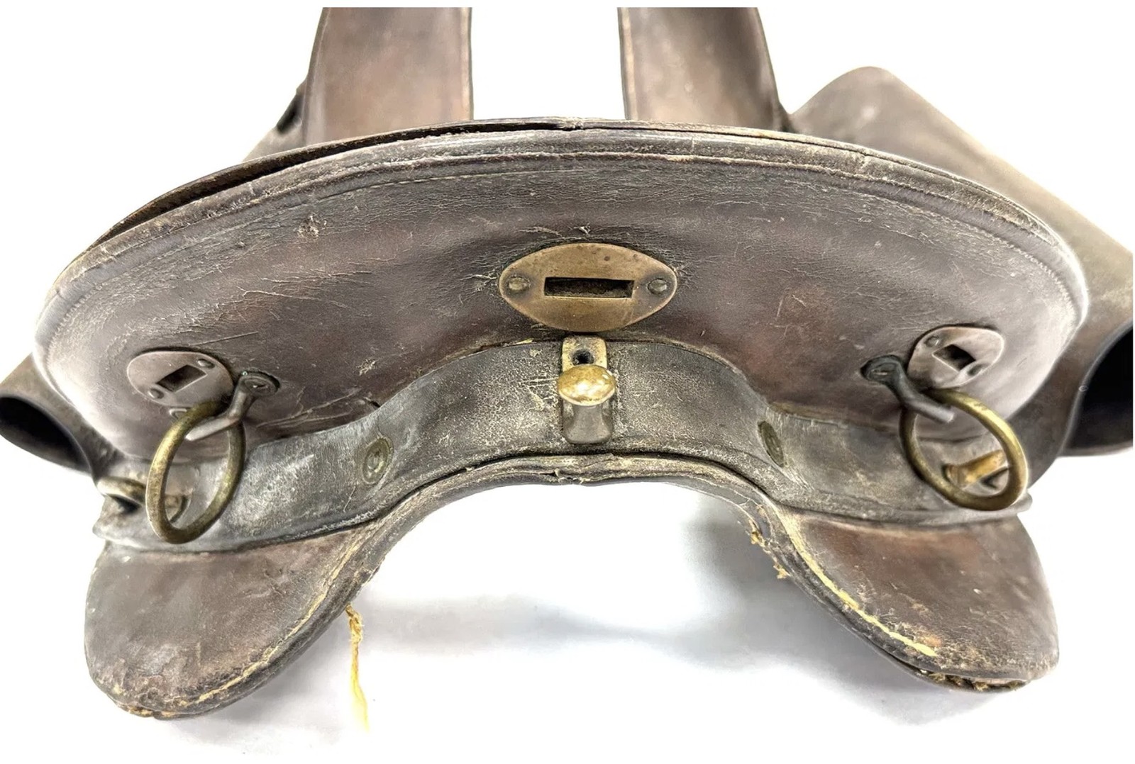 WWI McClellan-Style Military Leather Horse Saddle – 11.5” Seat | Brown