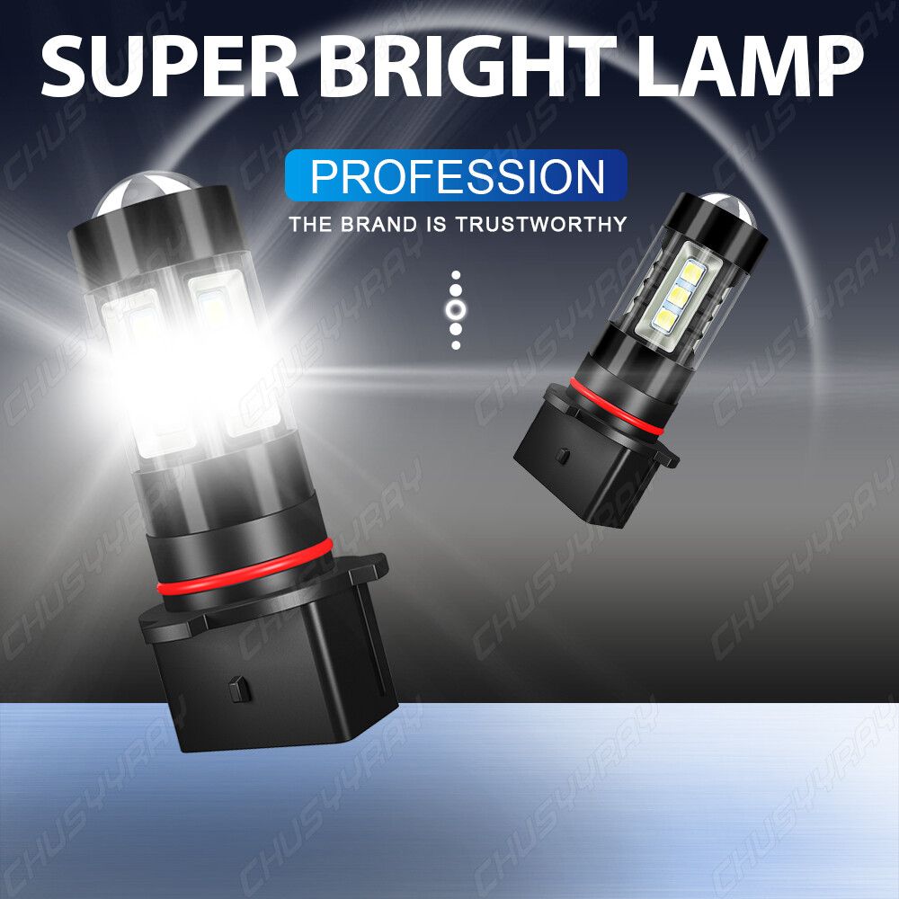 2x 12278 PSX26W LED Fog Light Bulbs 6000K WHITE FOR GMC Yukon XL 2015-2019 US