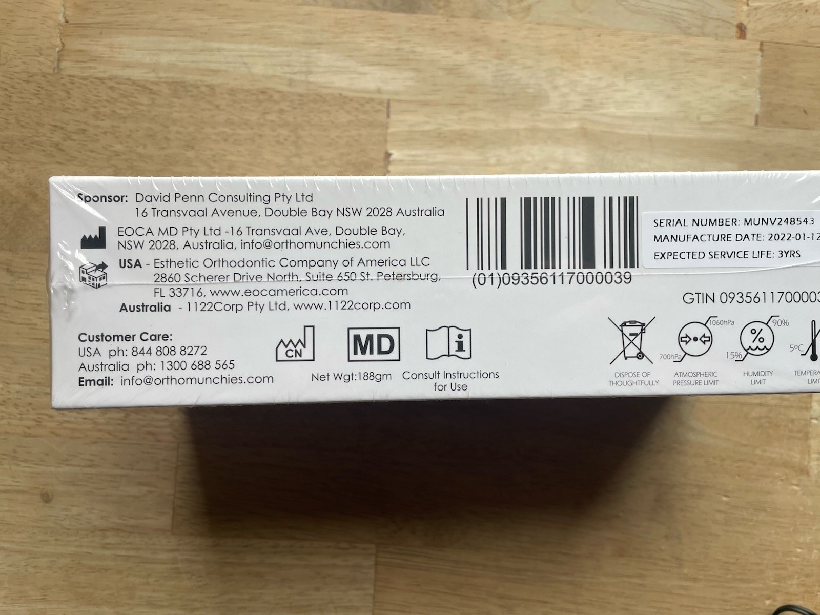 Munchies VIBE II Gum Massager Brand New Sealed With New EPS attachment