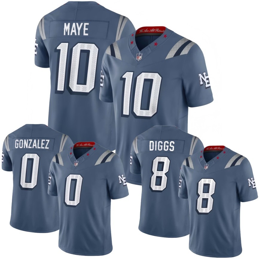 2025 Men's Patriots Rivalries Collection Limited Stitched Jersey